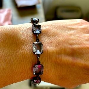 Owned by Pamela Anderson vintage iolite color stones bracelet.